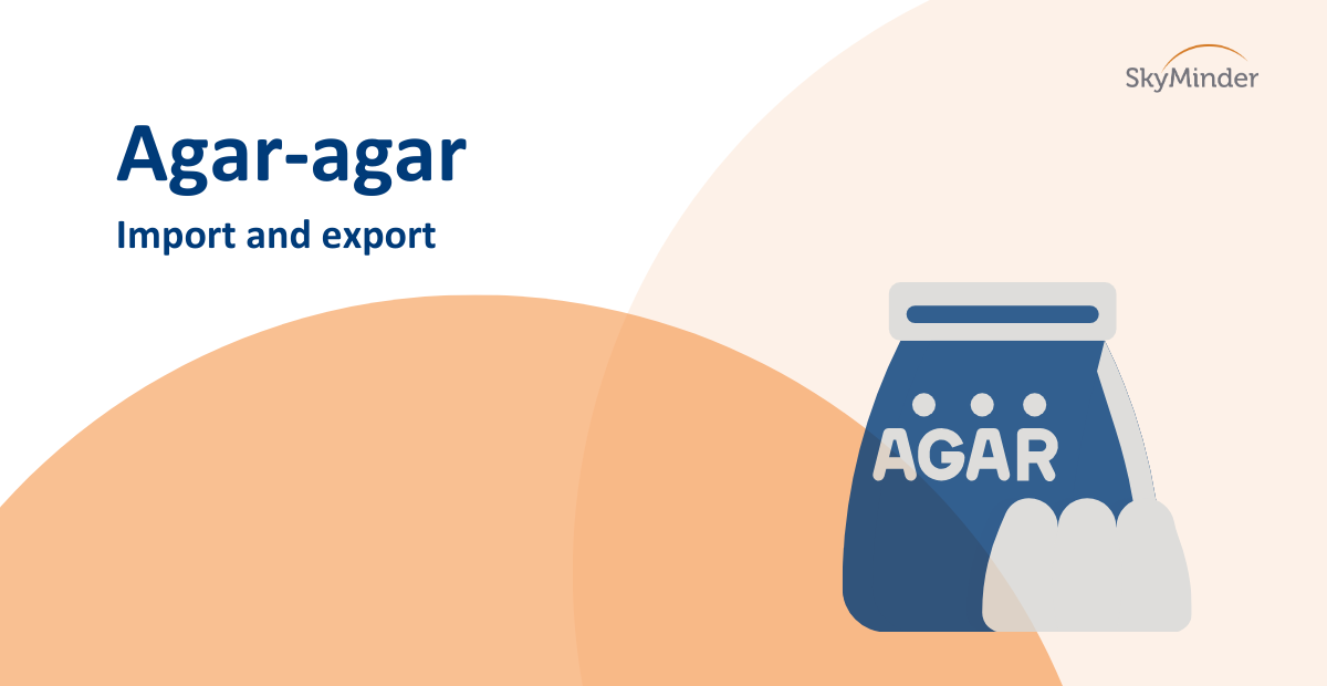 Agar-agar: import and export