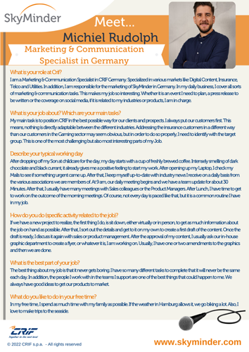Meet...Michiel Rudolph