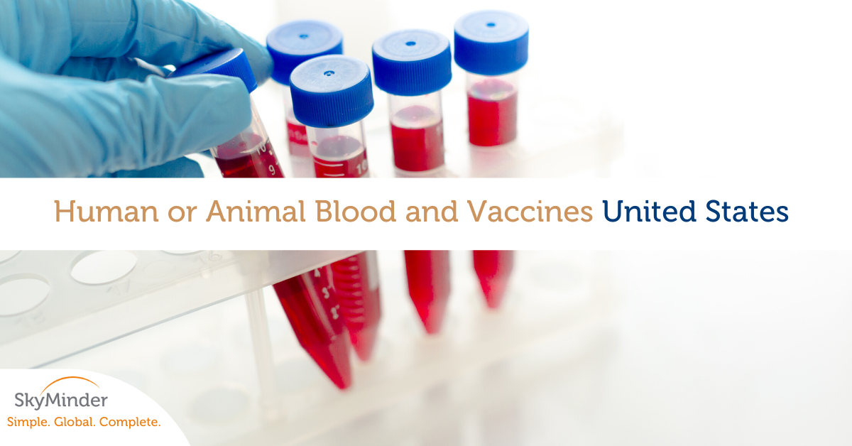 Human Or Animal Blood And Vaccines