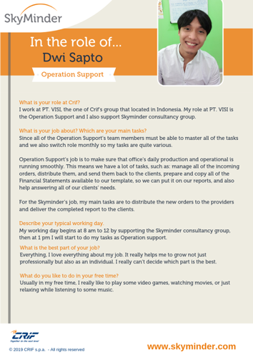 Interview to... Dwi Sapto