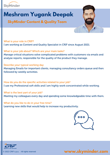 Meet... Meshram Yugank Deepak
