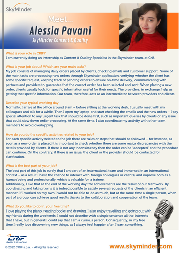 Meet … Alessia Pavani